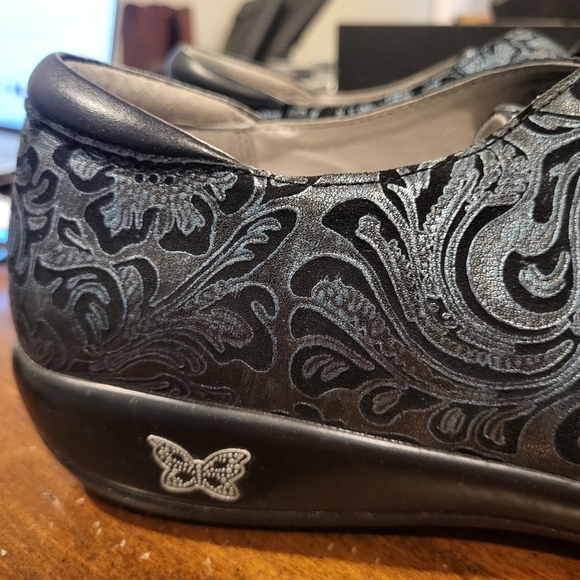 Alegria Joleen Blue & Silver Clogs Size 43 (US 11-11.5) - Picture 14 of 14